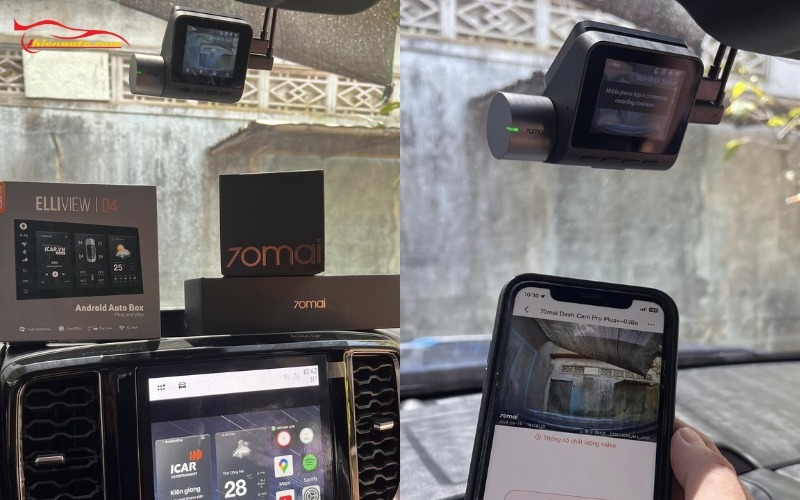 Lắp camera hành trình Ford Everest