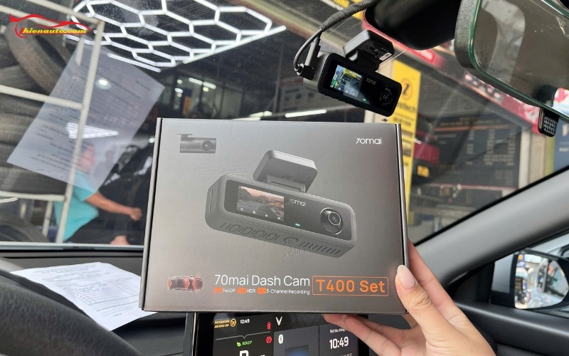 Camera hành trình 70mai T400 ghi hành 3 mắt toàn cảnh