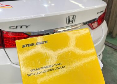 Honda City lắp cảm biến áp suất lốp Steelmate T11 pro 