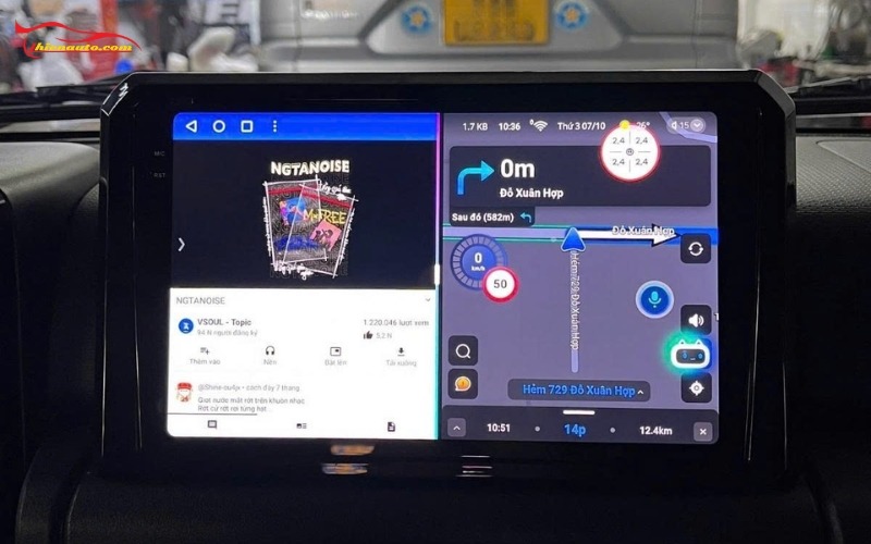 Màn hình10 inch Android cho ô tô: Màn hình Android ICAR Elliview U5 Basic Lite