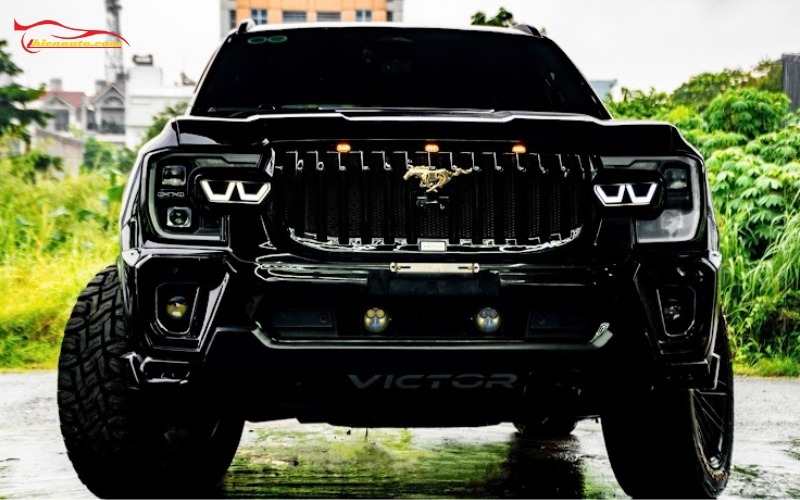 Lắp mặt calang Ford Ranger giúp thay đổi diện mạo phần đầu xe thể thao cá tính hơn