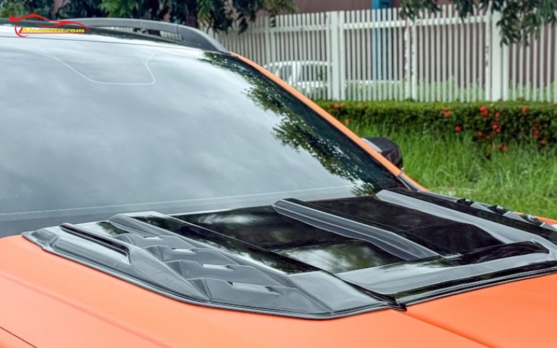 Ốp nắp capo Ford Ranger thiết kế chuẩn form, ôm khít