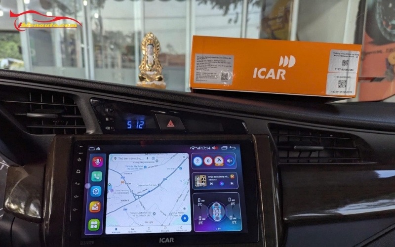Màn hình android Icar Elliview UE cho Toyota Innova Cross 