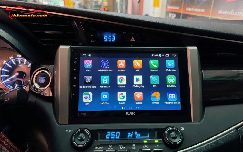 Độ màn hình Android Toyota Innova Cross chính hãng tại Thiện Auto