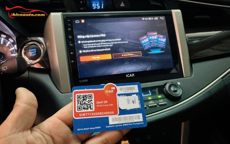 Lên màn hình Android ô tô Innova chính hãng tại Thiện Auto