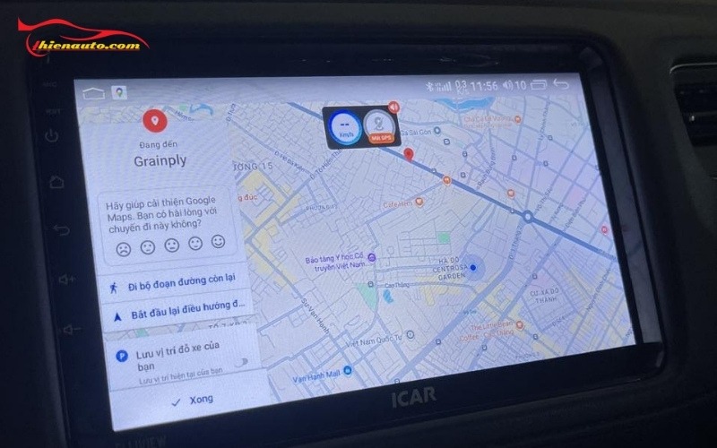 Màn hình Android Honda HRV Hình ảnh độ màn hình HRV thực tế tại Thiện Auto