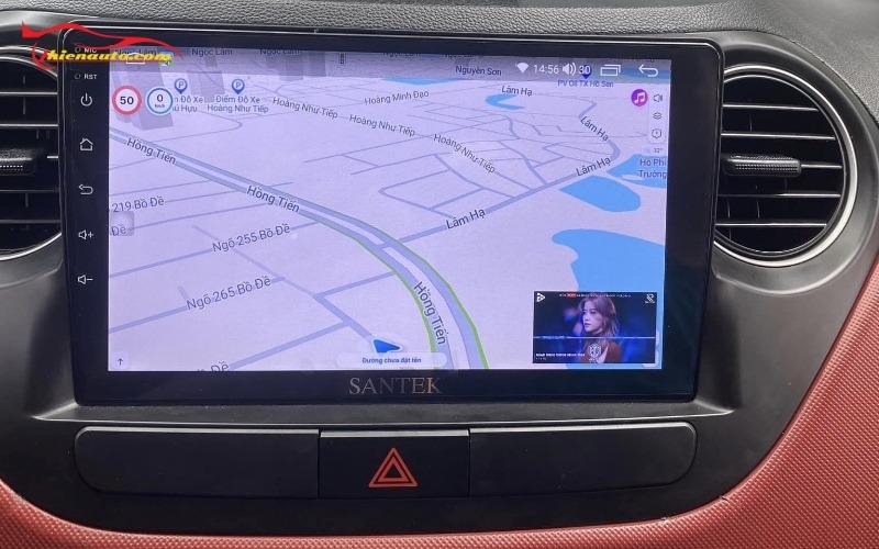 Độ màn hình Android Hyundai Grand i10 chính hãng, giá tốt tại Thiện Auto