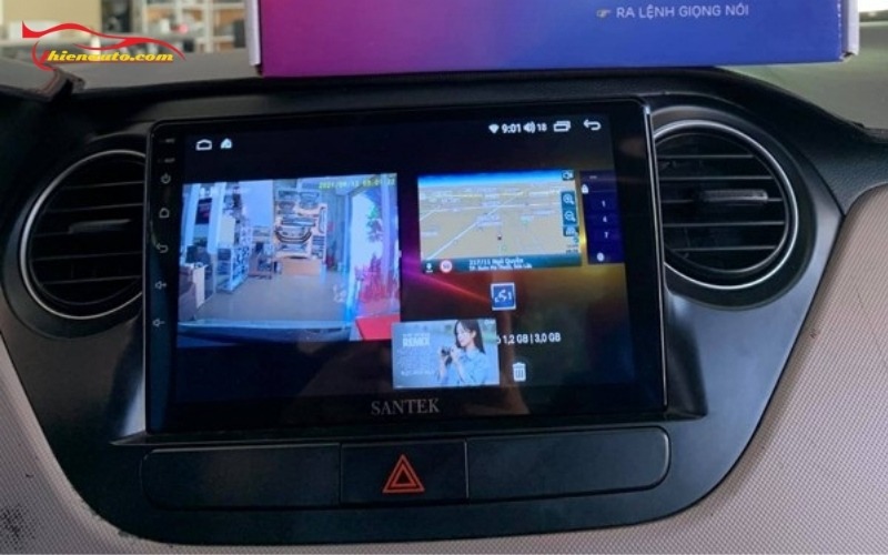 Độ màn hình Android Hyundai Grand i10 chính hãng, giá tốt tại Thiện Auto