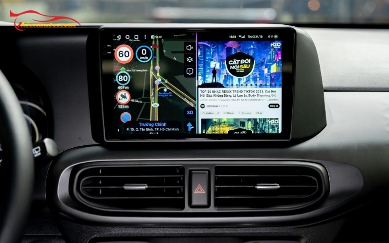 Độ màn hình Android Hyundai Grand i10 chính hãng, giá tốt tại Thiện Auto