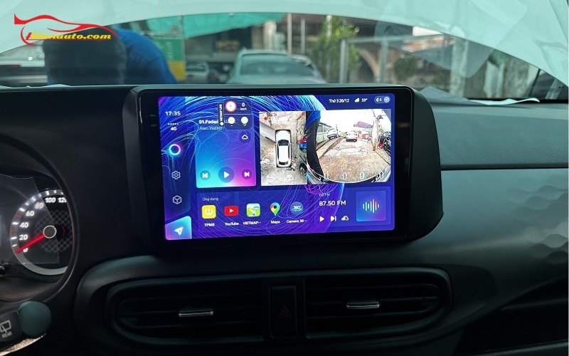 Độ màn hình Android Hyundai Grand i10 chính hãng, giá tốt tại Thiện Auto