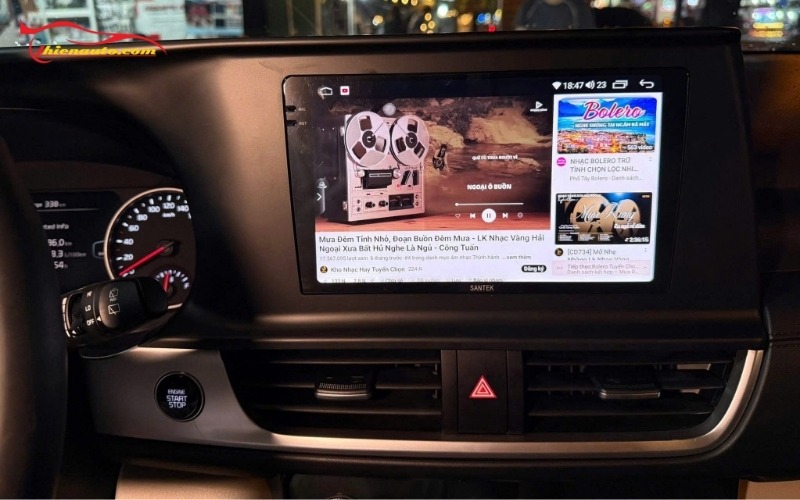 Một số hình ảnh lắp màn hình Android Kia Seltos 2026