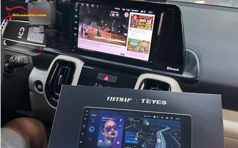 Màn hình Android Teyes CC3 2K cho Kia Sonet  chính hãng, lắp đặt tại Thiện Auto