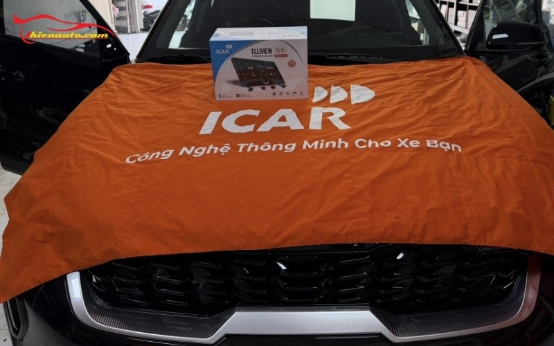 Màn hình Android Kia Sonet chính hãng Icar, lắp đặt tại Thiện Auto