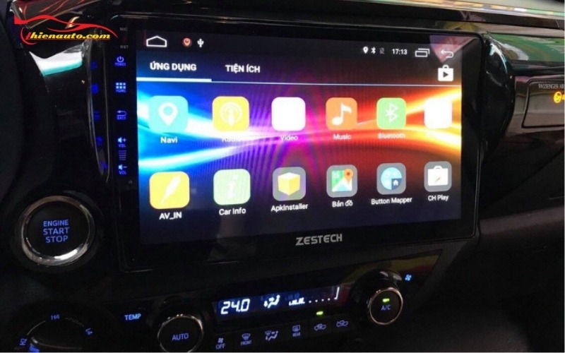 Độ màn hình Android Toyota Hilux chính hãng tại Thiện Auto