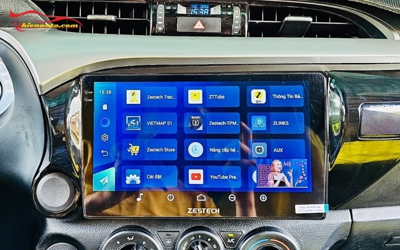 Độ màn hình Android Toyota Hilux chính hãng tại Thiện Auto