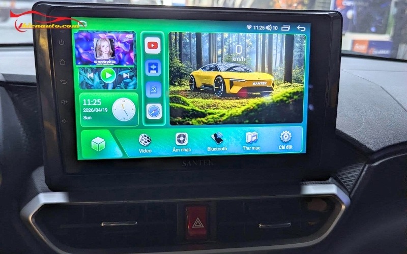 Màn hình Android Toyota Raize chính hãng tại Thiện Auto