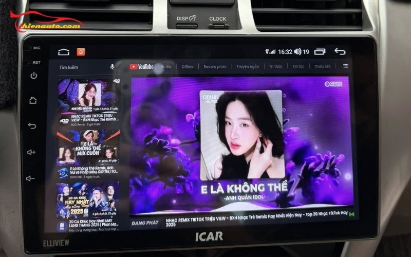 Màn hình Android Toyota Vios Hình ảnh thực tế lắp màn hình Android Toyota Vios tại Thiện Auto