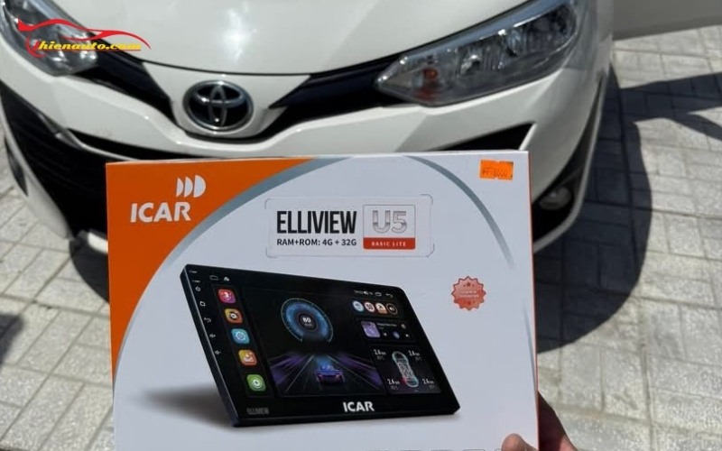 Màn hình Android Toyota Vios Hình ảnh thực tế lắp màn hình Android Toyota Vios tại Thiện Auto