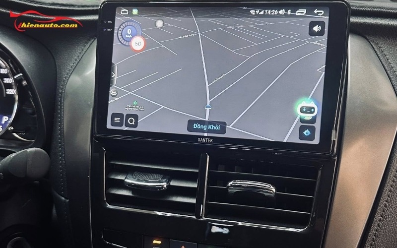 Màn hình Android Toyota Vios Hình ảnh thực tế lắp màn hình Android Toyota Vios tại Thiện Auto