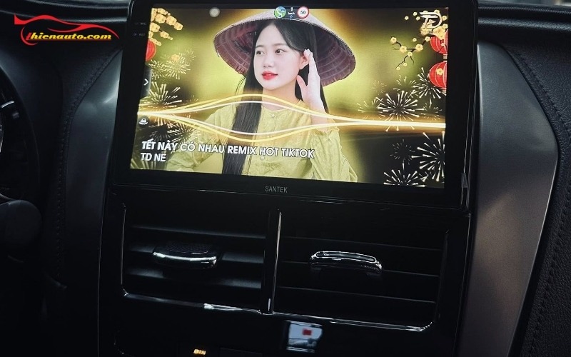 Màn hình Android Toyota Vios Hình ảnh thực tế lắp màn hình Android Toyota Vios tại Thiện Auto