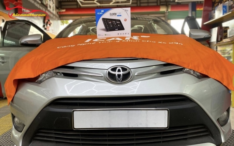 Màn hình Android Toyota Vios Hình ảnh thực tế lắp màn hình Android Toyota Vios tại Thiện Auto