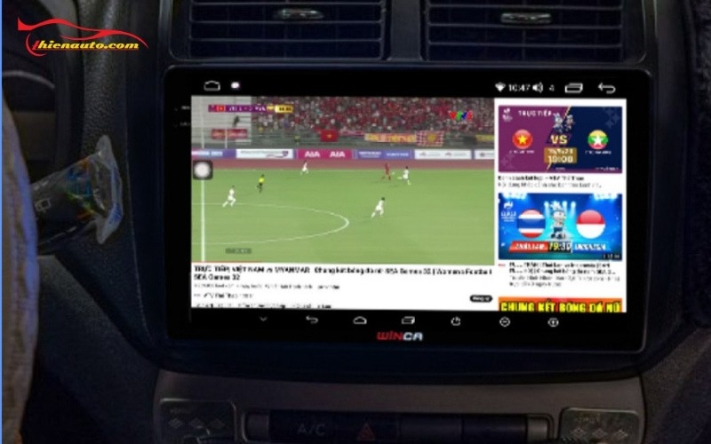 Lắp màn hình Android Toyota Wigo chính hãng tại Thiện Auto