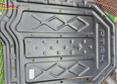 Hình ảnh lắp tấm bảo vệ pin Minio Green thực tế tại Thiện Auto