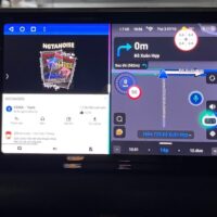 Chia đôi màn hình Android ô tô giúp vừa nghe nhạc, xem Youtube vừa mở bản đồ dẫn đường