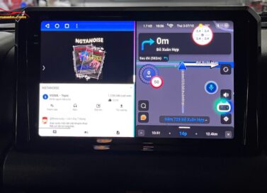 Chia đôi màn hình Android ô tô giúp vừa nghe nhạc, xem Youtube vừa mở bản đồ dẫn đường
