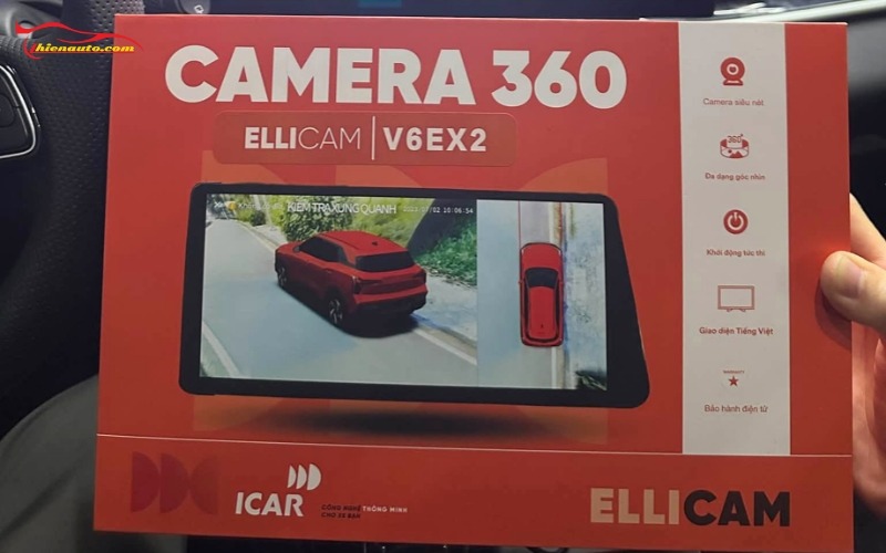 Giá niêm yết camera 360 độ ICAR Elliview V6EX2 hiện là 9.800.000 VNĐ