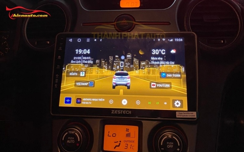 Màn hình Android Kia Carens Một số hình ảnh lắp màn hình Android Kia Carens thực tế tại Thiện Auto