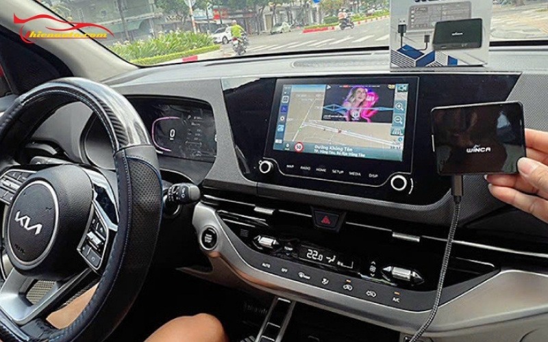 Màn hình Android Kia Carens Một số hình ảnh lắp màn hình Android Kia Carens thực tế tại Thiện Auto