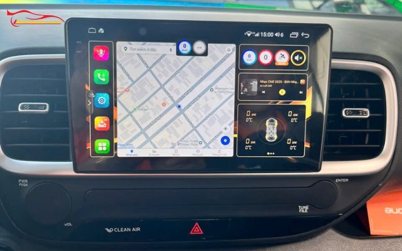 Độ màn hình Hyundai Venue Độ màn hình Android Hyundai Venue màn hình thiết kế lớn hiển thị sắc nét hơn
