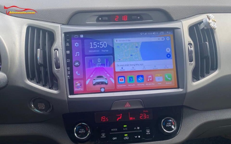 Độ màn hình Android Kia Sportage Chi phí độ màn hình Android Kia Sport