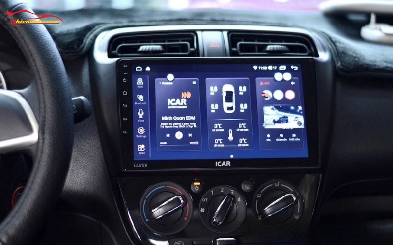 Độ màn hình Android Mitsubishi Attrage: Màn hình Android ICAR Elliview UE