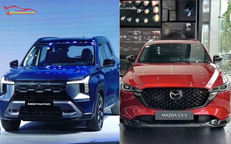 So sánh Mitsubishi Destinator và CX5: Lựa chọn nào trong phân khúc CUV cỡ C? So sánh Mitsubishi Destinator và CX5: Kích thước