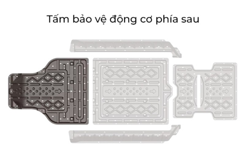 Tấm bảo vệ động cơ Geely EX2 phía sau