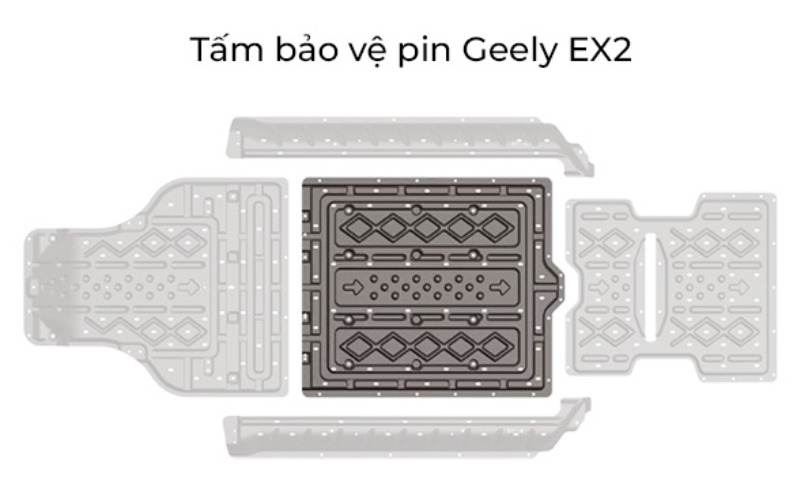 Tấm bảo vệ pin Geely EX2 Giá lắp tấm bảo vệ pin Geely EX2 từ 2.600.000 VNĐ