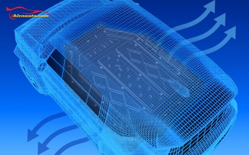 Tấm bảo vệ pin Vinfast VF9 KataTấm bảo vệ pin Vinfast VF9 Kata thép cừng lực dập nguyên khối