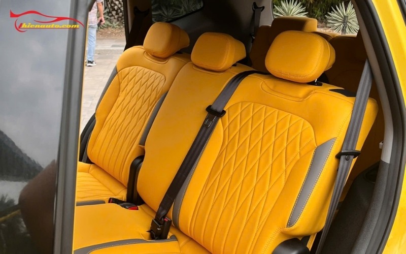 Hình ảnh thực tế Vinfast Limo Green vàng độ full nội thất tại Thiện Auto