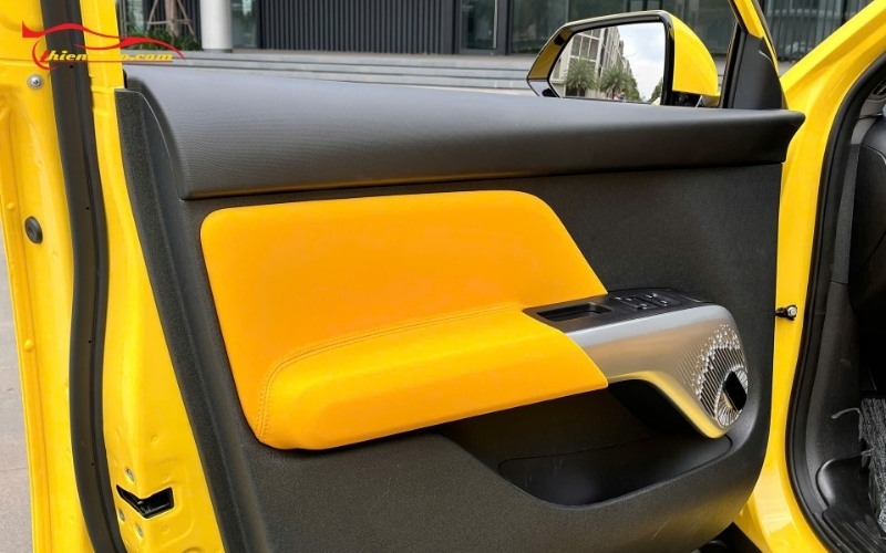 Hình ảnh thực tế Vinfast Limo Green vàng độ full nội thất tại Thiện Auto