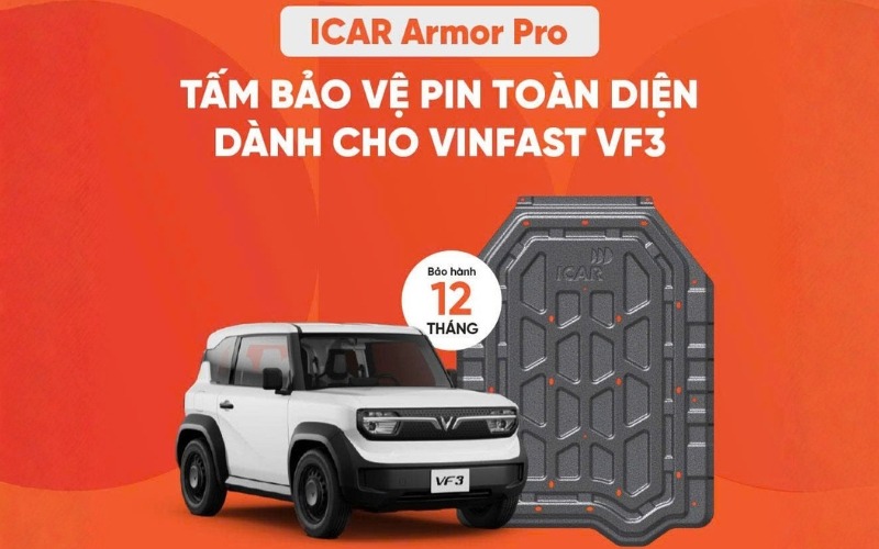 Tấm bảo vệ pin VinFast VF3 ICAR Tấm bảo vệ pin VinFast VF3 ICAR AMOR PRO