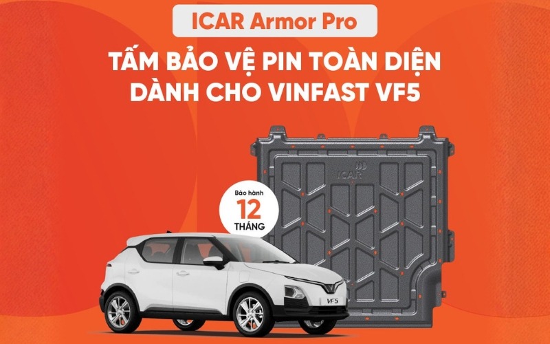 Tấm bảo vệ pin VinFast VF5 ICAR AMOR PRO
