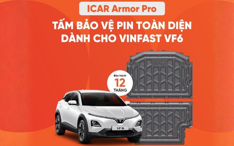Tấm bảo vệ pin VinFast VF6 ICAR AMOR PRO