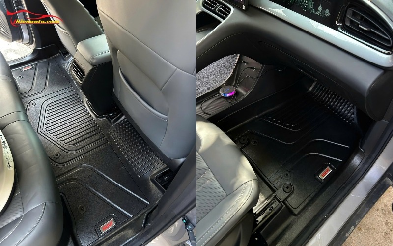 Thảm sàn nhựa TPE Geely EX2 Thảm lót sàn TPE Geely EX2 được thiết kế theo form có sẵn lắp đặt đơn giản nhanh chóng