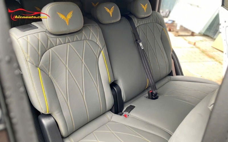 Bọc ghế da Vinfast VF MPV 7 nâng tầm thẩm mỹ nội thất xe