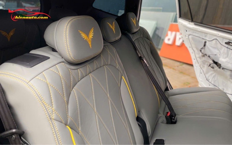 Bọc ghế da Vinfast VF MPV 7 nâng tầm thẩm mỹ nội thất xe