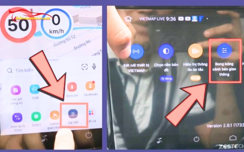 Cách cài đặt Vietmap Live trên màn hình android và điện thoại Cách cài đặt Vietmap Live trên điện thoại