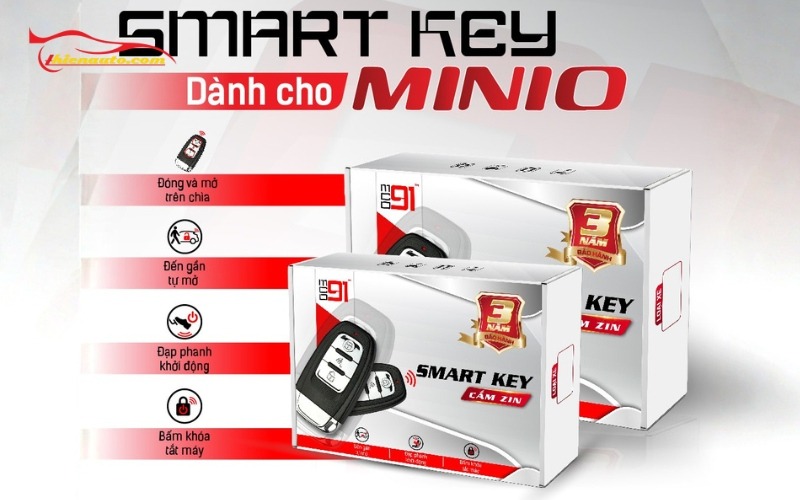 Chìa khóa Smartkey Vinfast Minio Green Chìa khóa Smartkey Vinfast Minio Green