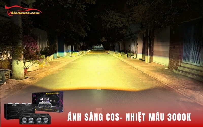 Hình ảnh ánh sáng Cos của đèn trợ sáng Titan M40 Ultra V2